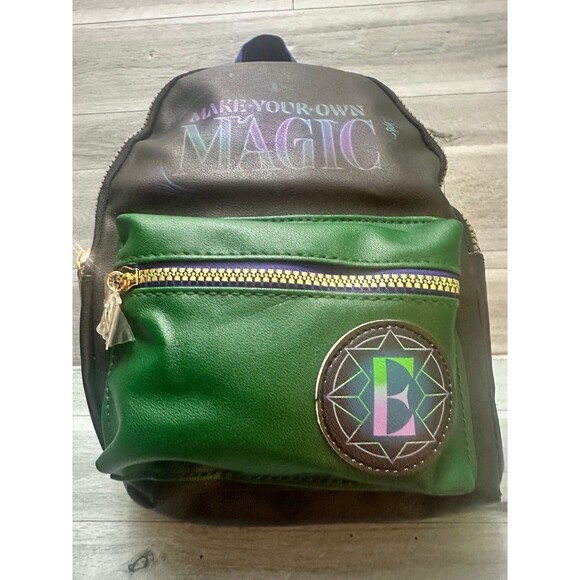 Disney \'Wicked Make Your Own Magic\' Black & Green Mini Backpack main image 6